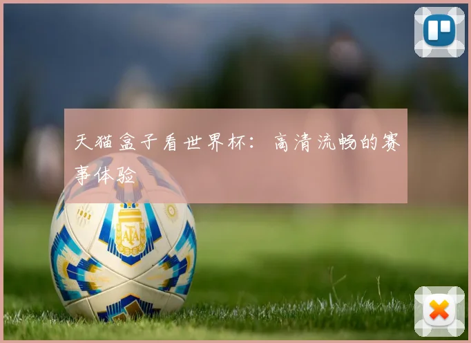 天猫盒子看世界杯:高清流畅的赛事体验